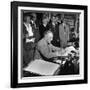 President Franklin D. Roosevelt, Signing the G.I. Bill-George Skadding-Framed Photographic Print