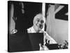 President Franklin D. Roosevelt Sitting at His Desk-null-Stretched Canvas