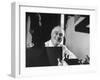 President Franklin D. Roosevelt Sitting at His Desk-null-Framed Photographic Print