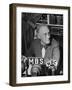 President Franklin D. Roosevelt Speaking on Pre Invasion Fireside Chat Radio Program-Marie Hansen-Framed Photographic Print