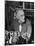 President Franklin D. Roosevelt Speaking on Pre Invasion Fireside Chat Radio Program-Marie Hansen-Mounted Photographic Print