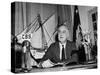 President Franklin D. Roosevelt, Speaking to the United States, 1940s-null-Stretched Canvas