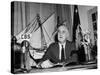 President Franklin D. Roosevelt, Speaking to the United States, 1940s-null-Stretched Canvas