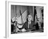 President Franklin D. Roosevelt, Speaking to the United States, 1940s-null-Framed Photo