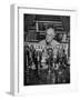 President Franklin D. Roosvelt, Broadcasting a Speech over the Radio from the White House-null-Framed Photographic Print