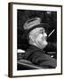 President Franklin Roosevelt, Debonair with His Cigarette Holder, 1939-null-Framed Photo