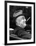 President Franklin Roosevelt, Debonair with His Cigarette Holder, 1939-null-Framed Photo