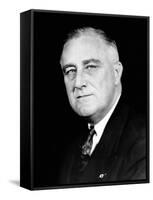 President Franklin Roosevelt in a Portrait Photo Released for the Second Inaugural, Jan 19, 1937-null-Framed Stretched Canvas