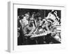 President Franklin Roosevelt in a War Bonnet-null-Framed Photo