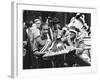 President Franklin Roosevelt in a War Bonnet-null-Framed Photo