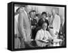 President Franklin Roosevelt Signs the Social Security Bill-null-Framed Stretched Canvas