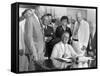 President Franklin Roosevelt Signs the Social Security Bill-null-Framed Stretched Canvas