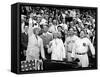 President Franklin Tossed Out the Ball Starting the All-Star Game in Griffith Stadium, Washington-null-Framed Stretched Canvas