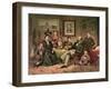 President Garfield and Family, Pub. 1882 (Colour Litho)-American School-Framed Giclee Print