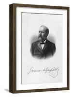 President Garfield-null-Framed Art Print