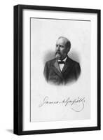 President Garfield-null-Framed Art Print