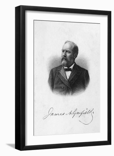 President Garfield-null-Framed Art Print