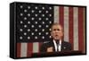 President George W. Bush Announced That 'Our War on Terror Begins with Al Qaeda-null-Framed Stretched Canvas