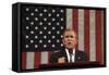 President George W. Bush Announced That 'Our War on Terror Begins with Al Qaeda-null-Framed Stretched Canvas