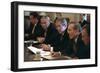 President George W. Bush Meets with His Cabinet on Oct. 10, 2001-null-Framed Premium Photographic Print