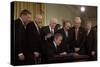 President George W. Bush Signs the Usa Patriot Act on Oct. 26,2001-null-Stretched Canvas