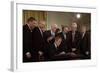 President George W. Bush Signs the Usa Patriot Act on Oct. 26,2001-null-Framed Photo