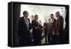 President George W. Bush with Chiefs of Staff, Oct. 24, 2001-null-Framed Stretched Canvas