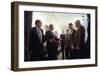 President George W. Bush with Chiefs of Staff, Oct. 24, 2001-null-Framed Premium Photographic Print