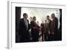 President George W. Bush with Chiefs of Staff, Oct. 24, 2001-null-Framed Photo