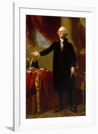 President George Washington Standing Historical-null-Framed Art Print