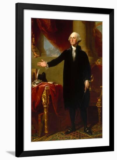 President George Washington Standing Historical-null-Framed Art Print