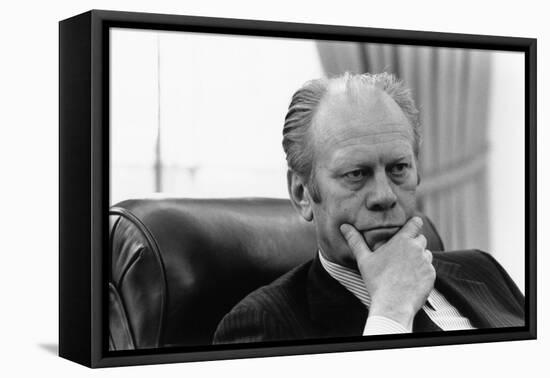 President Gerald Ford During Collapse of the South Vietnamese Regime, Apr. 1995-null-Framed Stretched Canvas