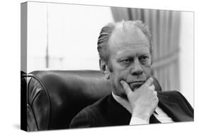 President Gerald Ford During Collapse of the South Vietnamese Regime, Apr. 1995-null-Stretched Canvas