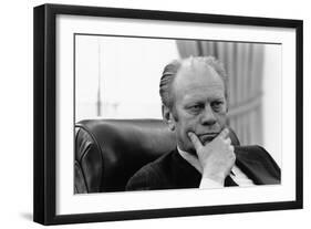 President Gerald Ford During Collapse of the South Vietnamese Regime, Apr. 1995-null-Framed Photo