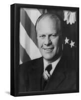 President Gerald Ford (Portrait) Art Poster Print-null-Framed Poster