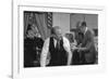 President Gerald Ford Receives a Swine Flu Inoculation on Oct. 14, 1976-null-Framed Photo