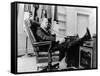 President Gerald Ford's First Week in Office-null-Framed Stretched Canvas