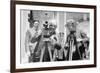 President Harding Tries Out a Motion Picture Camera-null-Framed Premium Giclee Print