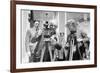 President Harding Tries Out a Motion Picture Camera-null-Framed Premium Giclee Print