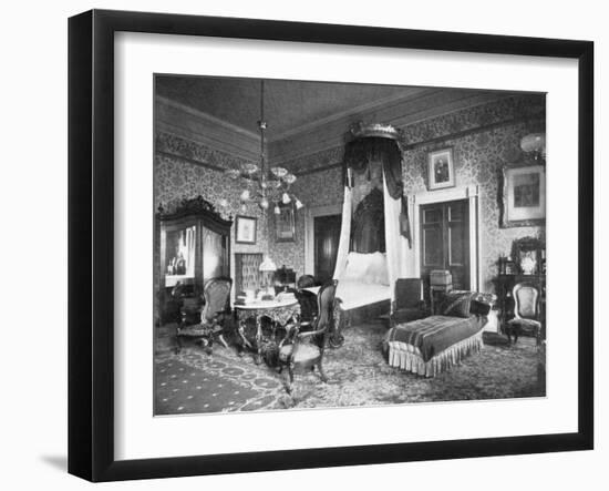 President Harrison's Bedroom at the White House, Washington DC, USA, 1908-null-Framed Giclee Print