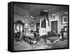 President Harrison's Bedroom at the White House, Washington DC, USA, 1908-null-Framed Stretched Canvas