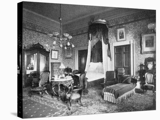 President Harrison's Bedroom at the White House, Washington DC, USA, 1908-null-Stretched Canvas