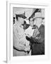 President Harry S. Truman (1884-1972) Meeting General Douglas Macarthur (1880-1964)-American Photographer-Framed Giclee Print