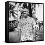 President Harry S. Truman, Arriving in Key West Wearing Hawaiian Shirt-George Skadding-Framed Stretched Canvas