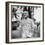 President Harry S. Truman, Arriving in Key West Wearing Hawaiian Shirt-George Skadding-Framed Photographic Print