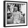 President Harry S. Truman, Arriving in Key West Wearing Hawaiian Shirt-George Skadding-Framed Photographic Print