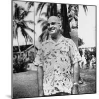 President Harry S. Truman, Arriving in Key West Wearing Hawaiian Shirt-George Skadding-Mounted Photographic Print