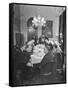 President Harry S. Truman Chatting with Members of Congress at a Dining Table-Bernard Hoffman-Framed Stretched Canvas