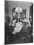 President Harry S. Truman Chatting with Members of Congress at a Dining Table-Bernard Hoffman-Mounted Photographic Print