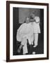 President Harry S. Truman Getting a Haircut-George Skadding-Framed Photographic Print